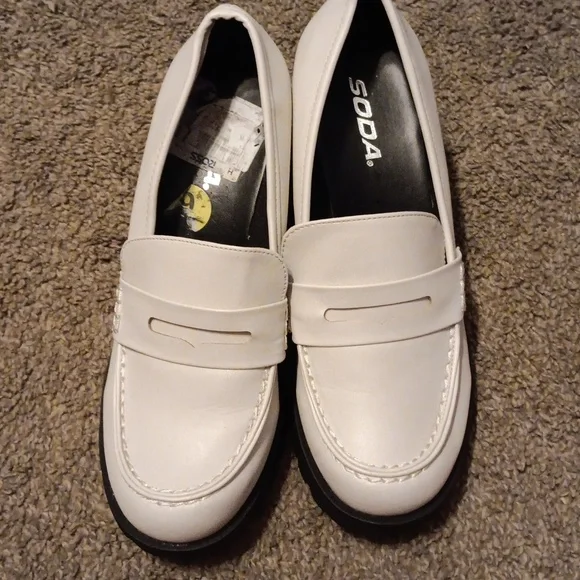 Soda Kinder Platform penny loafters